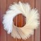 Celebrate the Season with Our 26" Faux Boho Pampas Grass Wreath: A Festive Front Door Statement Piece